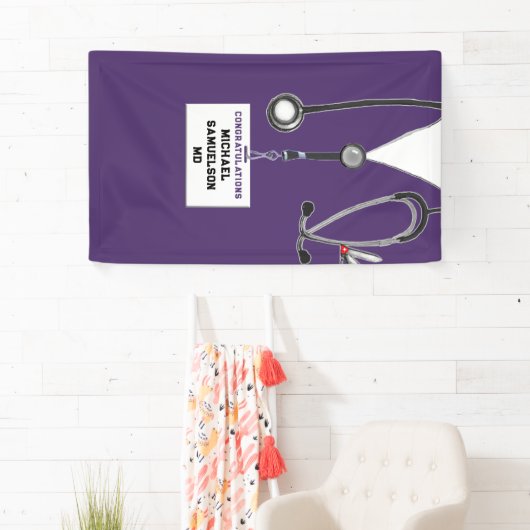 Afstuderen Medische School Spandoek (Insitu)