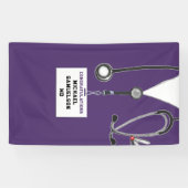 Afstuderen Medische School Spandoek (Horizontaal)