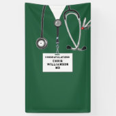 Afstuderen Medische School Spandoek (Verticaal)