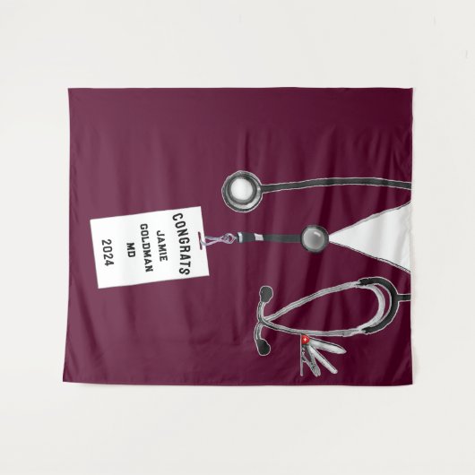 Afstuderen Medische School Wandkleed (Voorkant (horizontaal))