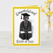 Afstuderen Meerkat Afstuderen Gold Kaart (Gele Bloem)