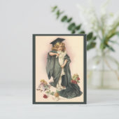  Afstuderen, Meisje Dragen van een Pet en jurk (Staand voorkant)