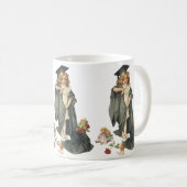  Afstuderen, Meisje Dragen van een Pet en jurk Koffiemok (Voorkant rechts)