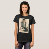  Afstuderen, Meisje Dragen van een Pet en jurk T-shirt (Voorkant volledig)