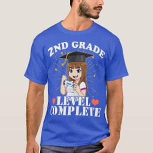 afstuderen-meisje van de tweede klas die van Anime T-shirt