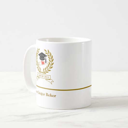 Afstuderen Memento Koffiemok (Voorkant links)