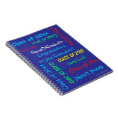 Afstuderen Memory Book, Naam, Klasse van, Blauw Notitieboek (Rechterzijde)