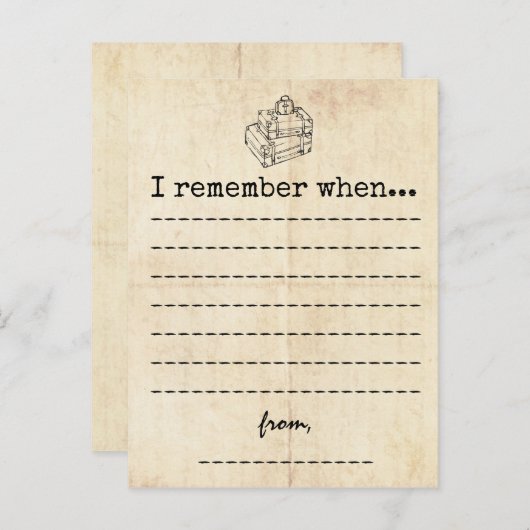 Afstuderen Memory Kaart (Voorkant / Achterkant)