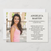 afstuderen met 2 indelingen 3 Aankondiging van de (Voorkant)