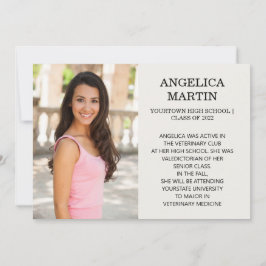 afstuderen met 2 indelingen 3 Aankondiging van de 