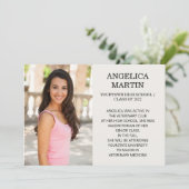 afstuderen met 2 indelingen 3 Aankondiging van de  (Staand voorkant)