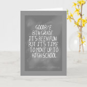 afstuderen met acht graden met slet design kaart (Gele Bloem)