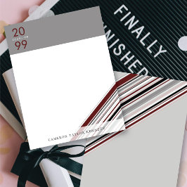 Afstuderen met brandweerdiagonaal aankondiging