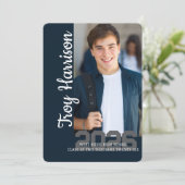 Afstuderen met collage van meerdere foto's kaart (Staand voorkant)