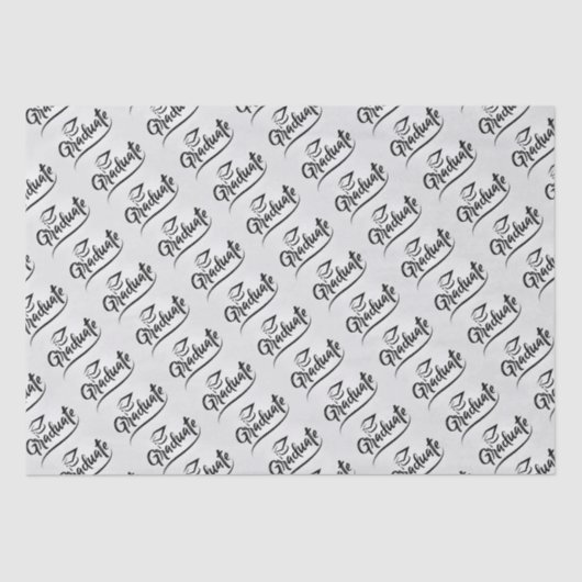 Afstuderen met de Afloopklep Tissuepapier (Voorkant)