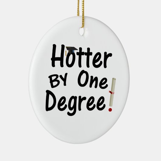 Afstuderen met één graad keramisch ornament (Rechts)