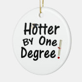 Afstuderen met één graad keramisch ornament (Links)