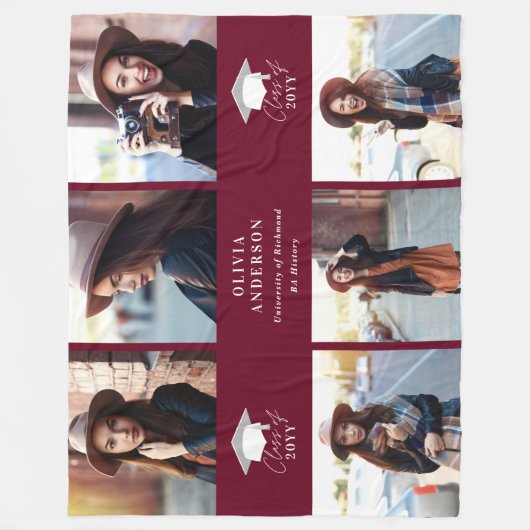 Afstuderen met een modern boerogonscript voor meer fleece deken (Voorkant)