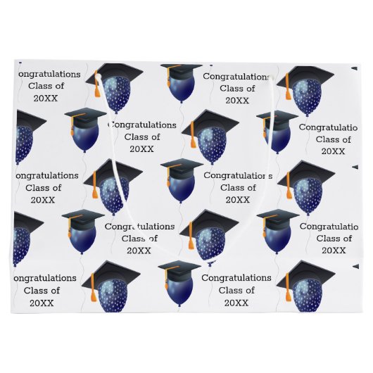 Afstuderen Met Foto en Jaar Groot Cadeauzakje (Achterkant)