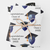 Afstuderen Met Foto en Jaar Inpakpapier Vel (In situ)