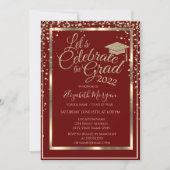 Afstuderen met goudgraafkap diamanten kaart (Voorkant)