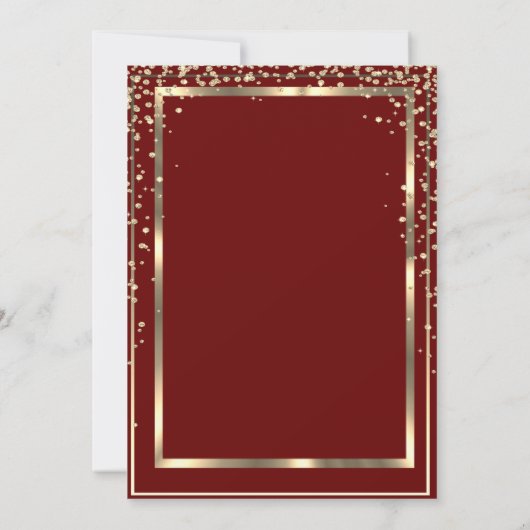 Afstuderen met goudgraafkap diamanten kaart (Achterkant)