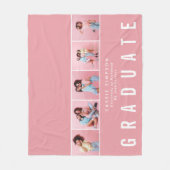 Afstuderen met meerdere foto's modern fleece deken (Voorkant)