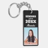 Afstuderen met persoonlijke foto's van hoge klasse sleutelhanger (Voorkant Links)