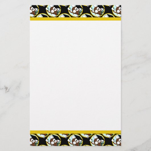 Afstuderen met Pet en diplomatie Briefpapier (Voorkant)