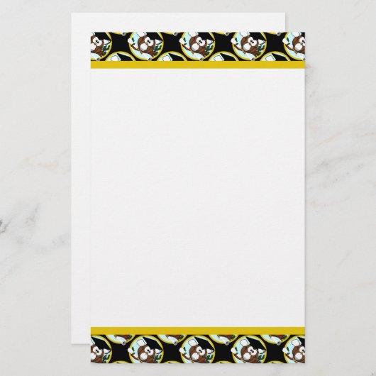 Afstuderen met Pet en diplomatie Briefpapier (Voorkant / Achterkant)