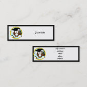 Afstuderen met Pet en diplomatie Contactkaartje (Voorkant / Achterkant)