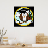 Afstuderen met Pet en diplomatie Poster (Keuken)