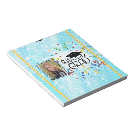 Afstuderen met Snoep Bar Wrapper Party Favors Notitieblok (Schuin)