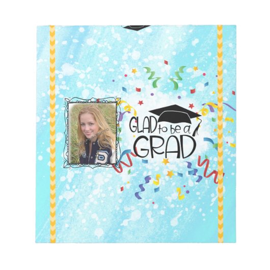 Afstuderen met Snoep Bar Wrapper Party Favors Notitieblok (Voorkant)