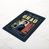 Afstuderen met Varsity Pride Folie EDITABLE KLOR F Folie Uitnodiging (Gedraaid)