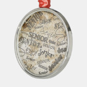 afstuderen metalen ornament (Links)