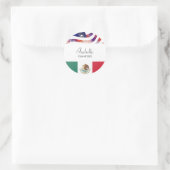 Afstuderen Mexicaans-Amerikaanse klasse van 2023 Ronde Sticker (Tas)