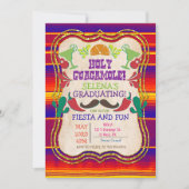 Afstuderen Mexicaanse Fiesta Uitnodiging (Voorkant)