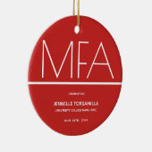 Afstuderen MFA-graad behouden Keramisch Ornament (Rechts)