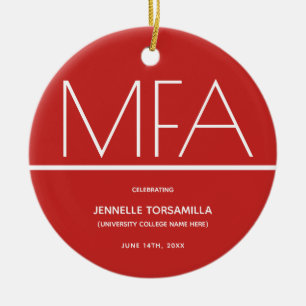 Afstuderen MFA-graad behouden Keramisch Ornament
