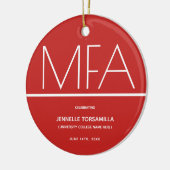 Afstuderen MFA-graad behouden Keramisch Ornament (Links)