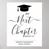 Afstuderen Mijn volgende hoofdstuk begint bij Pet  Poster (Voorkant)