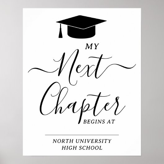 Afstuderen Mijn volgende hoofdstuk begint bij Pet  Poster (Voorkant)