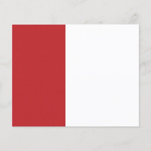 Afstuderen Minimale uitnodiging voor rode witte pa (Achterkant)