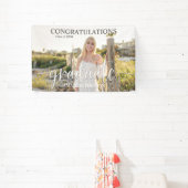 Afstuderen minimalistisch foto legant eenvoudig sc spandoek (Insitu)