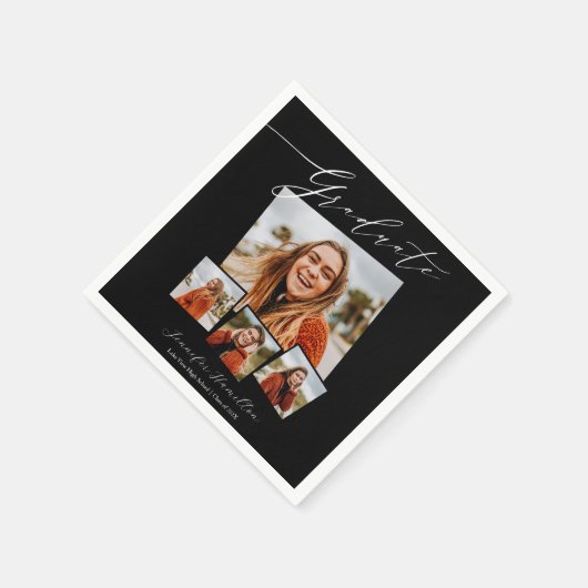 Afstuderen minimalistische foto Afstudeerder parti Servet (Hoek)