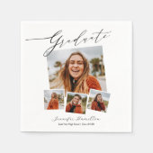 Afstuderen minimalistische foto Afstudeerder parti Servet (Voorkant)