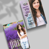 Afstuderen minimalistische foto eenvoudige typogra aankondiging