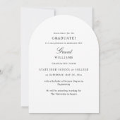 Afstuderen mod Photo Ver Afstuderen aankondigingsb Kaart (Achterkant)