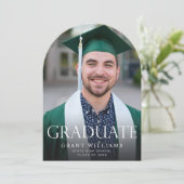 Afstuderen mod Photo Ver Afstuderen aankondigingsb Kaart (Staand voorkant)